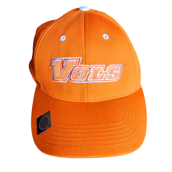 NWOT University of Tennessee Vols Orange and White Hat Cap Adjustable Back OS - Picture 2 of 8